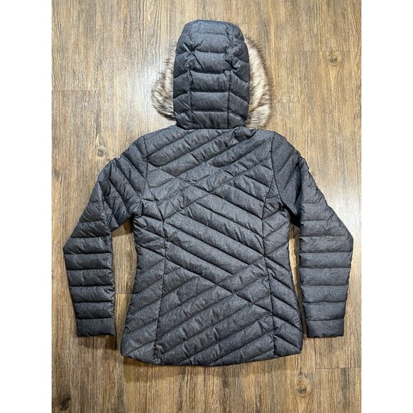 Eddie Bauer Slate Mountain Down Hooded Coat, Gray Heather, Women’s Size XS - Picture 10 of 12